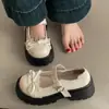 Zapatos Mary Jane para Mujer de Estilo Japonés, Versátiles, Lindos, con Lazo y Encaje, Suela Gruesa, Novedad Verano 2026