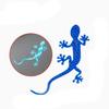 Adesivo de carro gecko reflexivo estéreo 3d, decoração criativa de personalidade, bloco de etiqueta de cauda de carro, aviso de arranhões, adesivo de abrigo
