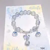 Pulseira de Contas Cauda de Peixe de Cristal, Super Delicada, Estilo Novo, Exquisita, De Alta Qualidade, Versátil, Presente para Melhor Amiga, Joia Doce para Estudantes