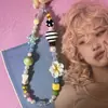 Nueva Cadena para Teléfono Móvil de Flores Lanyard de Muñeca para Cámara Ccd Colgante Lindo Cadena de Perlas DIY Estrella de Mar de Nicho Venta al por Mayor
