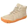 Nuevos zapatos de algodón gruesos de suela gruesa para otoño e invierno, para hombre y mujer, cómodas botas de nieve cálidas para exteriores con forro de felpa y zapatos de algodón casuales engrosados