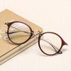 Ulzzang montura redonda retro montura de gafas lisas moda coreana arte rojo de internet espejo plano se puede equipar con miopía mayoreo