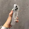 Adequado para Capa de Celular Magnética Sem Bordas Ice Fog para Iphone17 Apple 16Promax Ultra-Fina Fosca 14 Capa Protetora