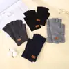Novas Luvas Quentes Meio-Dedo, Flexíveis e Convenientes para Escrever, Quentes e Espessadas, Luvas à Prova de Frio de Imitação de Caxemira para Homens e Mulheres