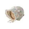 Gorro para Bebé para Primavera y Otoño, Estilo Delgado, Gorro de Princesa Reversible para Niña Pequeña, Gorro Protector de Orejas para Bebés, Gorro con Estampado para la Cabeza