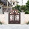Puerta de Patio de Villa de Arte de Aluminio Puerta Pequeña de Pared de Aleación de Aluminio Jardín Puerta Doble Patio Rural Autoconstruido