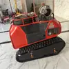 Robô de drenagem hidráulico com esteiras e acionamento hidráulico para movimentação, corpo compacto, robô móvel para controle de inundações e drenagem de emergência