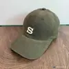 Boné de beisebol versátil estilo coreano com bordado da letra S, chapéu de sol diário unissex para o trabalho, simples e que valoriza o rosto