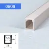 Lámpara lineal led ranura para lámpara principal empotrada perfil de aluminio luz con barra de lámpara lineal negra