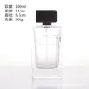 Botellas de perfume transparentes de vidrio al por mayor 30ml 100ml cuadradas para muestras cosméticas dispensadoras botellas vacías botellas con atomizador de niebla fina