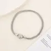 Nuevo Pulsera Hueso de Serpiente Base Acero de Titanio Joyería de Serpiente con Cuentas Accesorios DIY Cadena Pulsera Cadena Quilla de Acero de Titanio