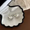 Nuevos Pendientes de Corazón Cepillado Mate 2026, Joyería de Oreja Simple y Elegante con Forma de Corazón para Uso Diario, Accesorios Estilo Ins