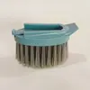 Escova Multifuncional para Panela com Cabo Longo e Enchimento de Líquido para Uso Doméstico, Escova para Panela Prensadora de Óleo Antiaderente, Escova para Panela com Dispenser Automático de Líquido que Não Suja as Mãos