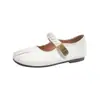 Nuevos Zapatos Mary Jane de Plaza Franceses Otoño 2026 para Mujer con Correa Única, Corte Bajo, Suela Suave, Fruncidos, Planos, para Viajar al Trabajo