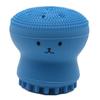 Masajeador Facial Listo para Usar del Fabricante Instrumento Pequeño de Pulpo para Lavar la Cara Multicolor Masajeador Cepillo Limpiador Facial Cepillo de Pulpo de Silicona de Doble Cara para Lavar la Cara