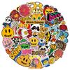 50 pegatinas de drewhouse pegatinas de smiley de Justin Bieber equipaje caricatura moda pegatinas DIY venta al por mayor