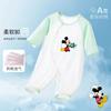 Pijama Disney de Peça Única de Algodão Sem Costura Manga Longa Roupa de Dormir para Bebê Recém-Nascido Unissex Roupa para Ar Condicionado Macacão de Bebê