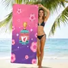 Toalla de Playa con Insignia de Club de Equipo de Fútbol de Amazon Transfronterizo Microfibra Estampado de Playa Toalla de Baño Toalla de Secado Rápido
