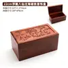 Caja de Joyería de Madera Maciza con Ensambles de Caja y Espiga Caja Ornamentada de Madera Estilo Chino Nuevo Caja de Almacenamiento Tallada en Relieve Retro Organizador de Artículos Varios Envío Gratis