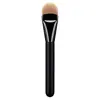 Brocha Redonda Plana A25 para Base, Brocha Grande en Forma de Lengua para Mascarilla, Brocha Facial Ligera para Maquillaje de Base y Corrector, Brocha de Maquillaje, Herramienta de Belleza