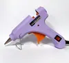 Pistola de Pegamento Termofusible 20W Pistola de Pegamento Termofusible Pistola de Fusión Caliente Pistola de Pegamento Azul Pistola de Pegamento Termofusible Rosa Pistola de Pegamento Herramienta de Fuente