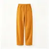 Novidade Outono Plus Veludo Calças de Moletom Casuais Femininas Cintura Elástica Cordão Longas Retas Versáteis Calças Femininas de Perna Larga
