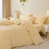Funda de edredón de felpa con lazo color crema estilo Ins, pieza única 150x200cm, funda de edredón cálida de terciopelo de leche para otoño e invierno