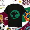 Camiseta Estampada con Logo de Equipo de la Copa del Mundo 2026 La Más Vendida en Amazon Casual de Manga Corta Talla Europea