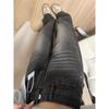 Jeans Gruesos con Forro de Polar Talla Grande para Mujer, Nuevo Estilo Otoño e Invierno 2025, Corte Holgado, Adelgazante, Cintura Alta, Pantalones Rectos de Pierna Ancha para Mujeres Talla Grande