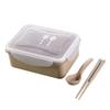 Caja Bento Japonesa Dividida para Sándwich Gran Capacidad Caja de Almuerzo para Oficinista Estudiante Caja de Frutas Caja para Acampar al Aire Libre Picnic