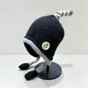 Gorro de Protección para Orejas de Niño para Otoño e Invierno, Lindo y Adorable Gorro de Lana Tejida para Bebé con Diseño de Pingüino Pequeño que Chilla, Cálido y a Prueba de Viento
