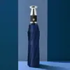 Paraguas de negocio doble automático ampliado para dos personas, paraguas de sol personalizado, protector solar, protección UV, sombrilla de sol, paraguas plegable de tres pliegues