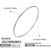 Ins nicho diseño minimalista ropa de diario acero inoxidable chapado en oro anillo delgado superficie lisa pulsera apilable joyería mujer