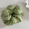 Scrunchie Grande de Cor Sólida Estilo Fan Bingbing Simples Francês com Enchimento de Algodão para Cabelo Feminino com um Toque de Luxo