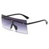 Gafas de solJamie 2040 Casual Cuadradas Grandes de una Pieza Estilo Remache Gafas de sol de Moda Transfronterizas Europeas y Americanas