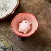 Adorno de Cerdo Burbujeante para Mascota de Té de la Dinastía Tang y Song, un Artículo Premium Que Pueden Usar los Entusiastas del Té, una Decoración de Mesa Linda y Creativa para Bandejas de Té