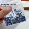 Diamantes Sueltos Ss4 Ab Rhinestones en Forma de Abanico King para Uñas, Rhinestones Super Brillantes en Forma de Abanico, Rhinestones Redondos de Vidrio Iridiscentes Aurora con Base Plana