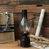 Lámpara de queroseno clásica nostálgica a la antigua modelo de resina accesorios de estudio de cafetería exhibición candelabro de resina