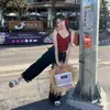 Ins Celebridade da Internet Tailândia Chiang Mai Férias Lazer Bolsa Artesanal Rattan Tecido Bolsa Feminina Cesta de Vegetais Bolsa de Mão