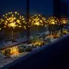 Luces de fuegos artificiales LED solares para jardines exteriores, patios y céspedes, fuegos artificiales electrónicos decorativos disponibles para venta al por mayor
