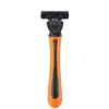 Navaja manual desechable hoja de acero inoxidable de 6 capas 1 mango de cuchilla 13 cabezales de cuchilla navaja para hombre manual al por mayor