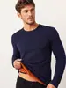 Ropa interior térmica de terciopelo dorado para hombres y mujeres, terciopelo de una sola capa más terciopelo, ropa y pantalones de otoño para mediana edad y ancianos, tops de pareja para protección contra el frío