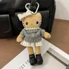 Suéter Original de Peluche de Gatito para Otoño e Invierno Colgante de Muñeca Kt de Piernas Largas Llavero Versátil Lindo Joyería para Colgar