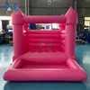 Cama Elástica Inflable Blanca de Celebridad de Internet para Bodas, Unidad de Entretenimiento Pequeña Rosa para Niños para Interiores y Exteriores con Piscina de Bolas