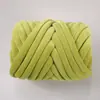 Suministro Especial Transfronterizo de Hilo Cardado de Terciopelo de Cristal 3cm Manta Hecha a Mano DIY Hilo Grueso Hilo para Cojín Tiras de Tela Hilo para Cama de Gato