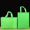 Bolsa de Sacola Publicitária Espessa Atacado Bolsa de Compras Lisa Sem Tecido Impressão de Logo no Local Bolsa para Documentos Educacionais