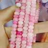 Cuentas de Ábaco Teñidas al Agua de 8x5 mm, Cuentas de Vidrio que No se Desvanecen, Cuentas Sueltas de Vidrio, Materiales para Joyería de Pulseras, Venta al por Mayor para Manualidades con Cuentas