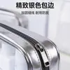 Bolsa de aseo transparente portátil, bolsa de almacenamiento de viaje de gran capacidad, bolsa portátil de almacenamiento de cosméticos, bolsa de aseo impermeable para viaje de negocios
