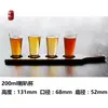 Portavasos de cerveza para bar logo nuevo taza de vino de pequeña capacidad bandeja taza para degustación de bebidas madera maciza