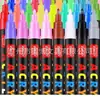Suministro Exclusivo Transfronterizo de 2100 Marcadores Acrílicos de Válvula, Plumas de Contorno Multicolores de Punta Dura de 0.7 mm para Arte y Coloreado DIY
